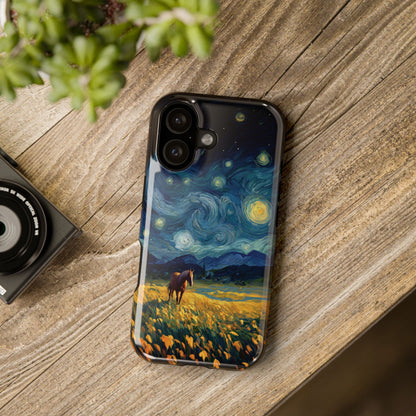 Prairie Nocturne Design iPhone Case
