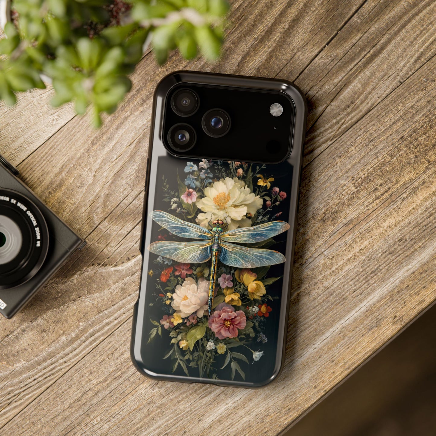 Dusk Dragonfly Design iPhone Case