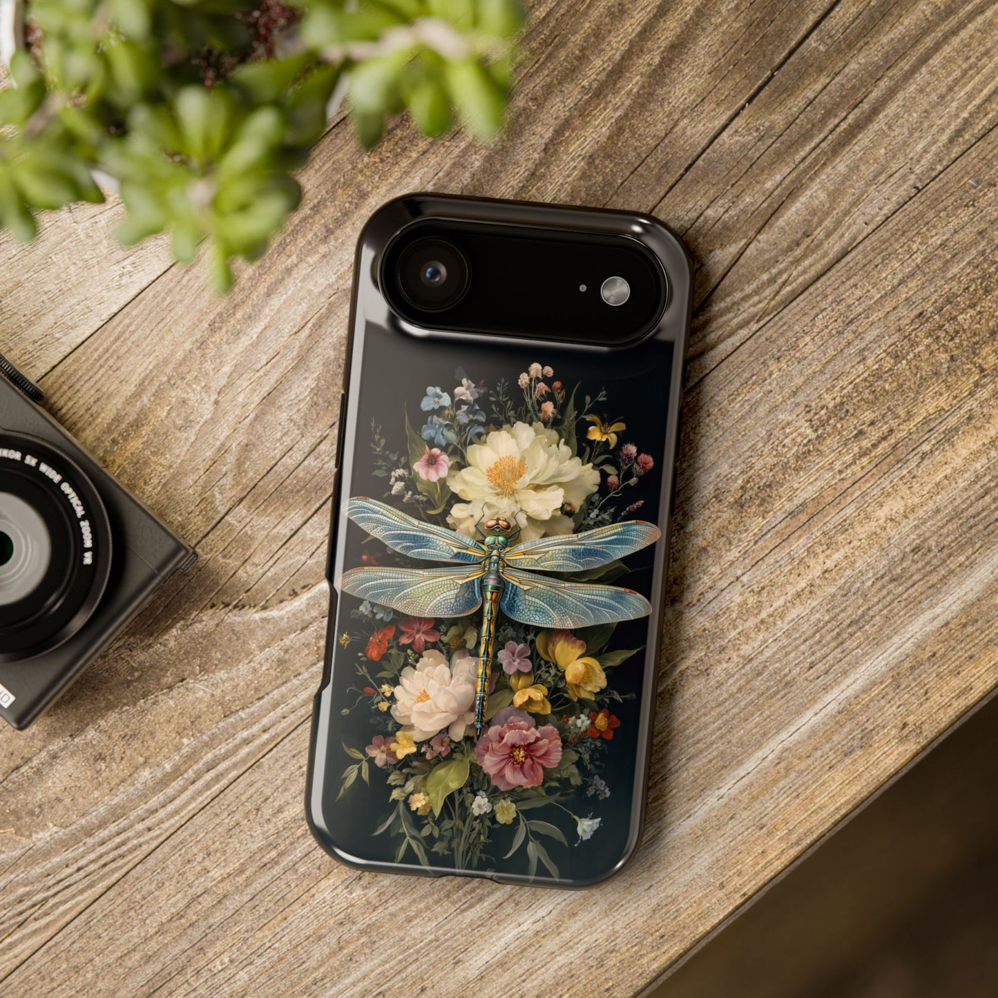 Dusk Dragonfly Design iPhone Case