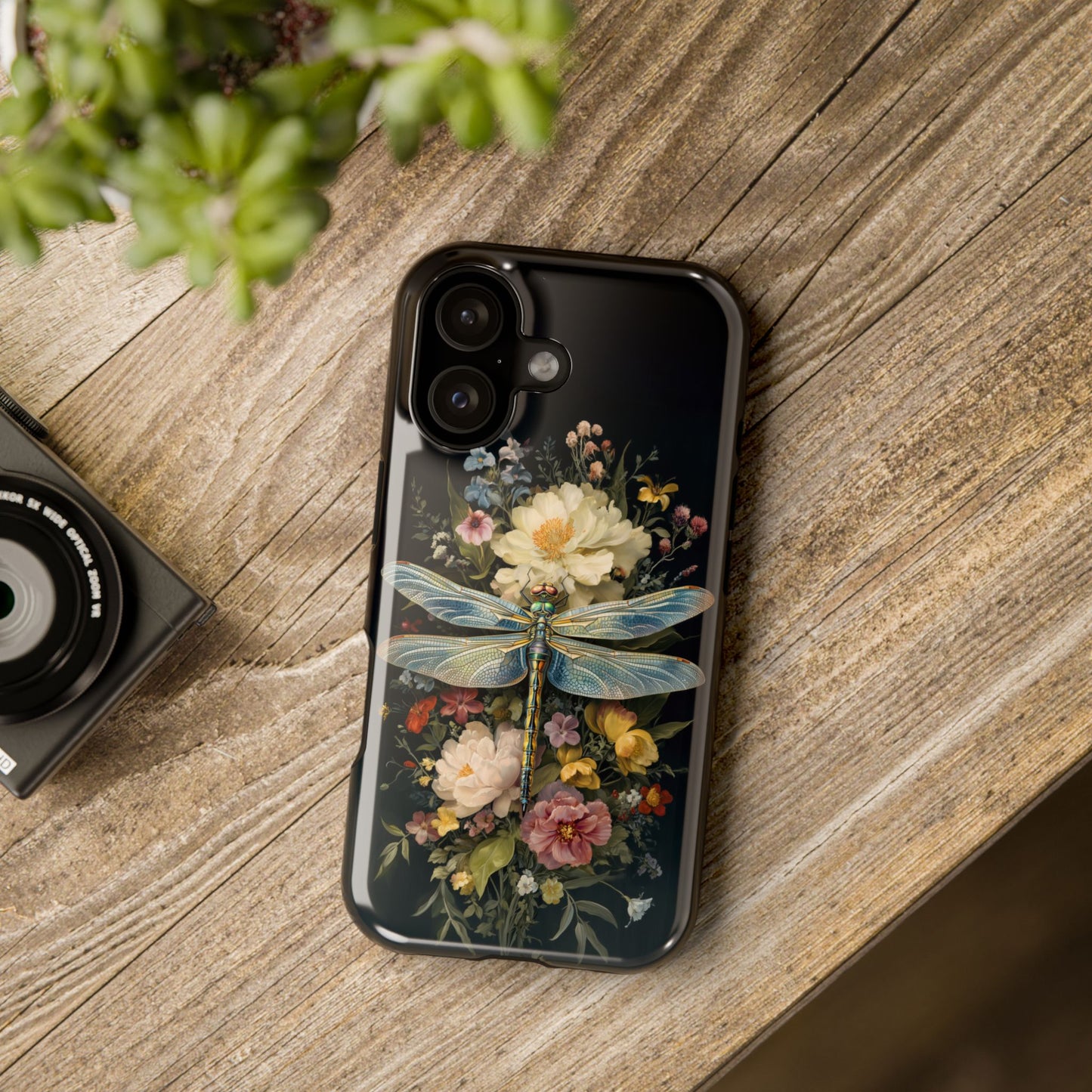 Dusk Dragonfly Design iPhone Case