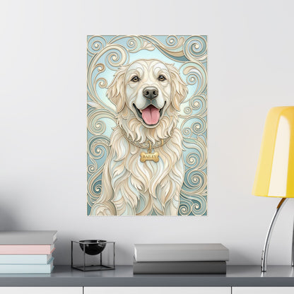The Elegant Filigree – Custom Pet Portrait Wall Art
