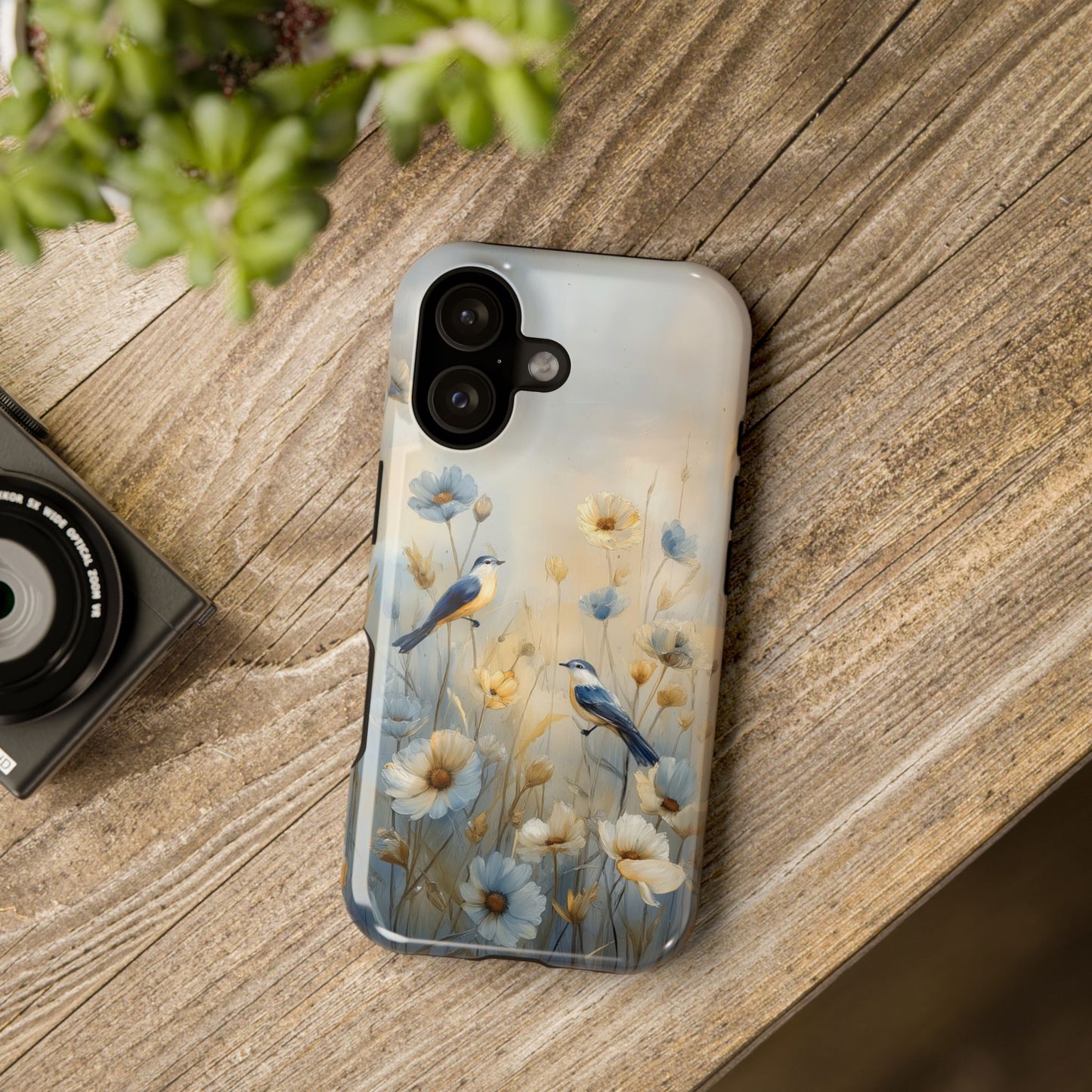 Ethereal Songbird Design iPhone Case