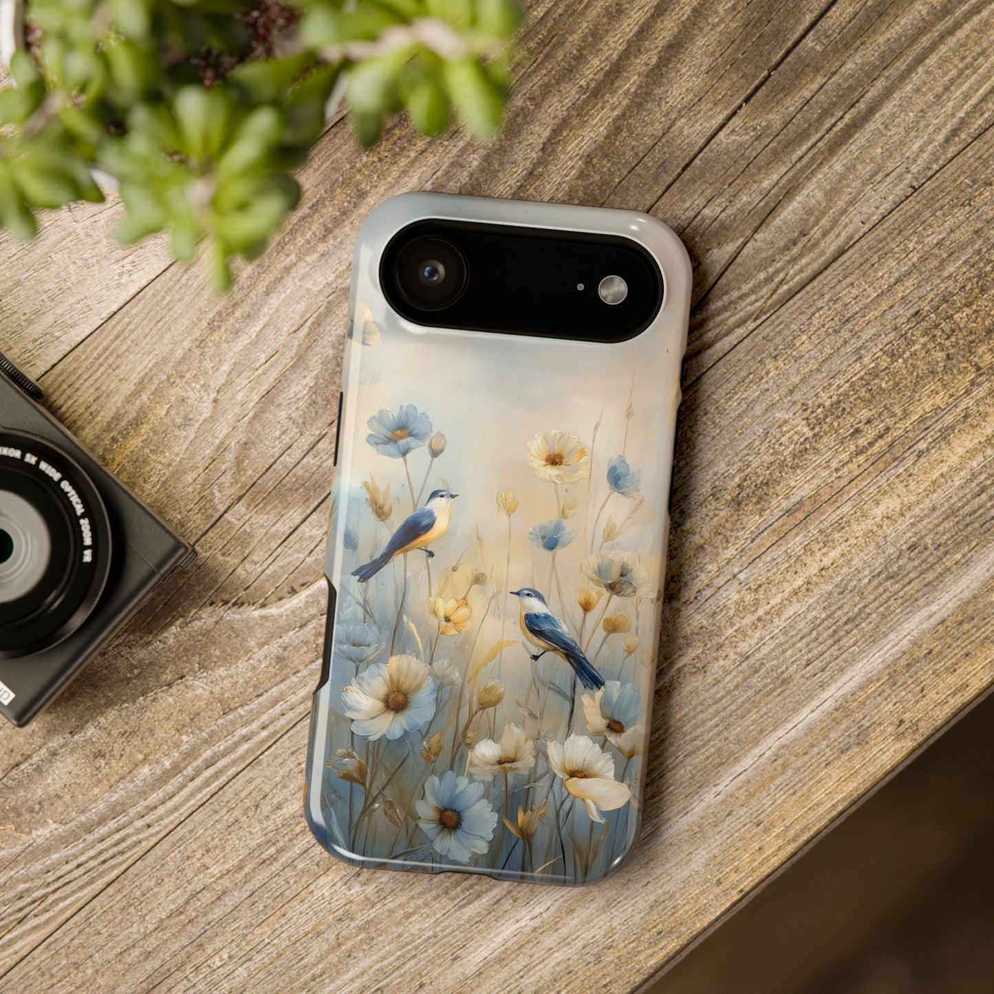 Ethereal Songbird Design iPhone Case