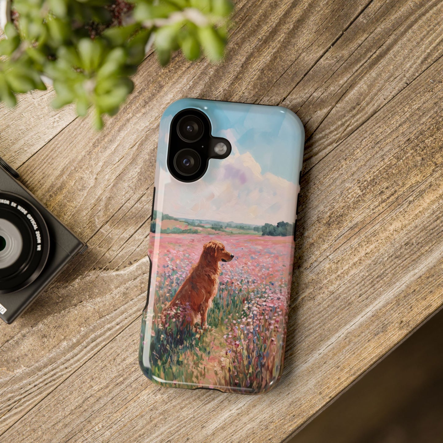 The Golden Meadow Design iPhone Case