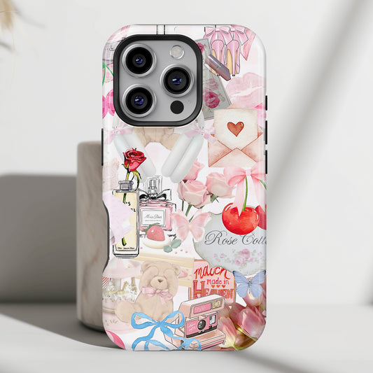 Coquette Collage iPhone Case