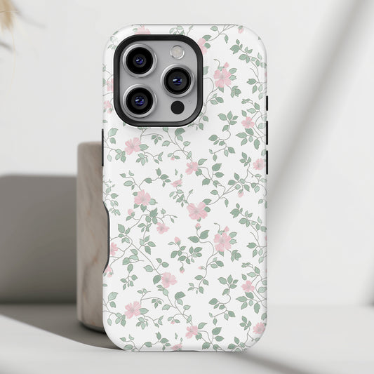 Coquette Flower Pattern Design Design iPhone Case