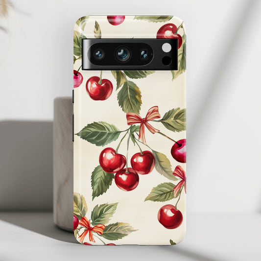 Coquette Cherry Design Google Pixel Phone Case