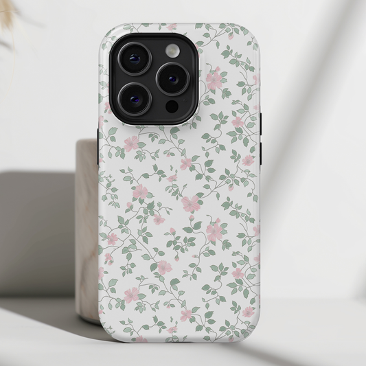 Coquette Flower Pattern Design Design iPhone Case