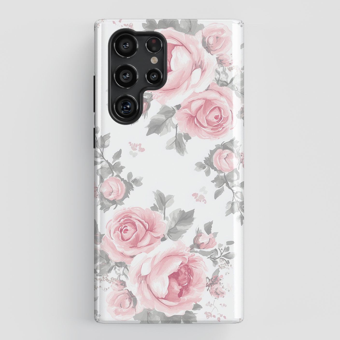 Coquette Watercolor Roses Design Case for Galaxy S series Phones