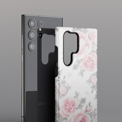 Coquette Watercolor Roses Design Case for Galaxy S series Phones