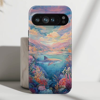 Coral Horizon Design Phone Case for Google Pixel