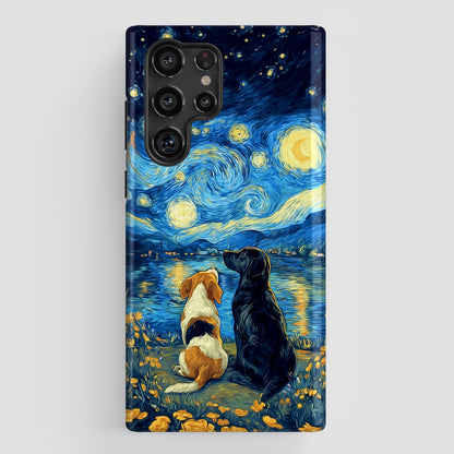 Cosmic Companions Design Phone Case for Galaxy S series Phones