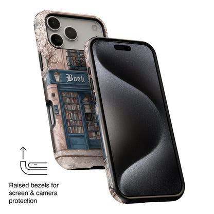 Cozy Book Shop Design iPhone Case