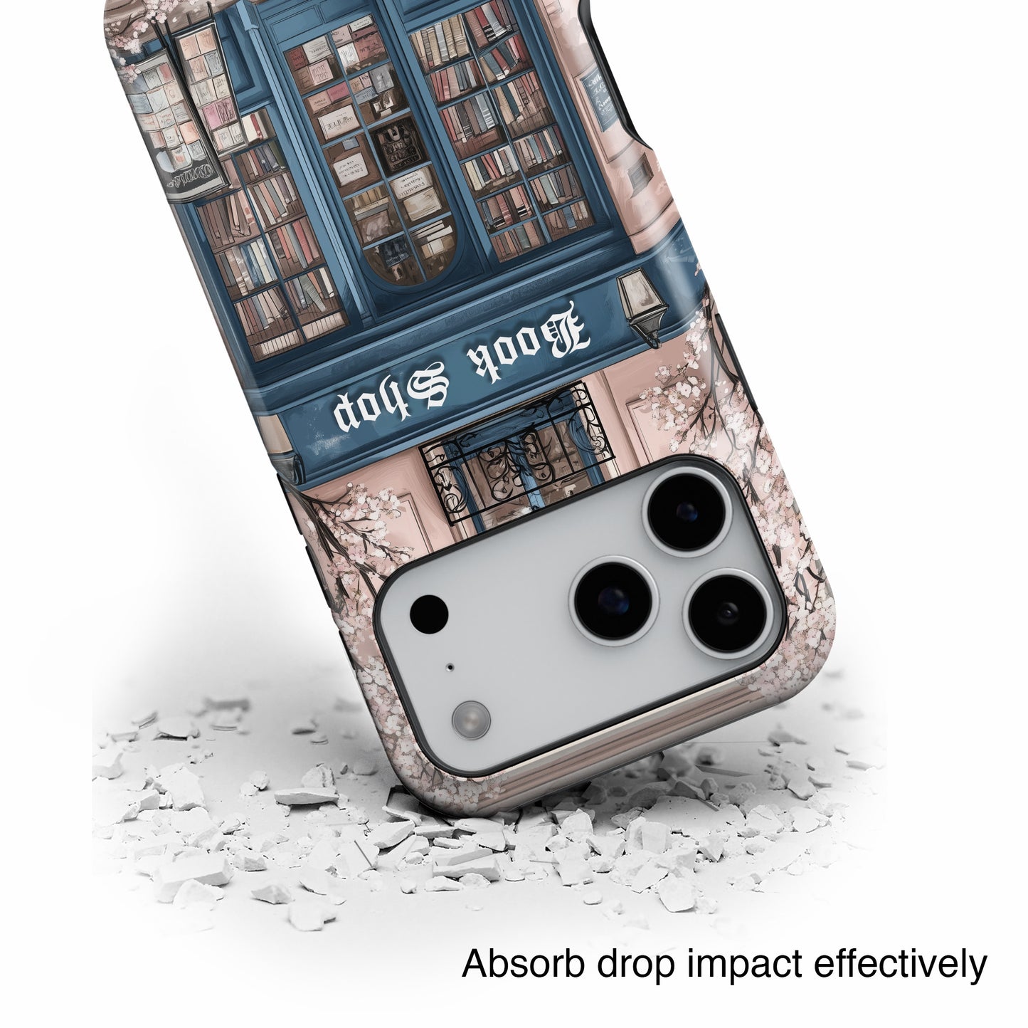 Cozy Book Shop Design iPhone Case