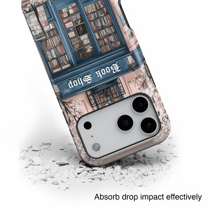 Cozy Book Shop Design iPhone Case
