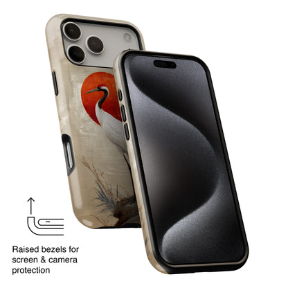 Crane Dawn Design iPhone Case