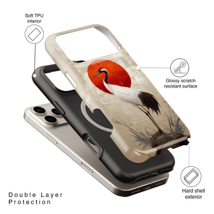 Crane Dawn Design iPhone Case
