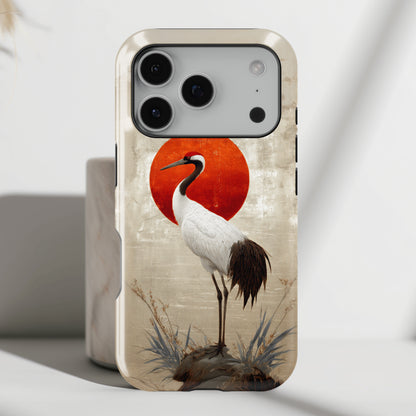 Crane Dawn Design iPhone Case