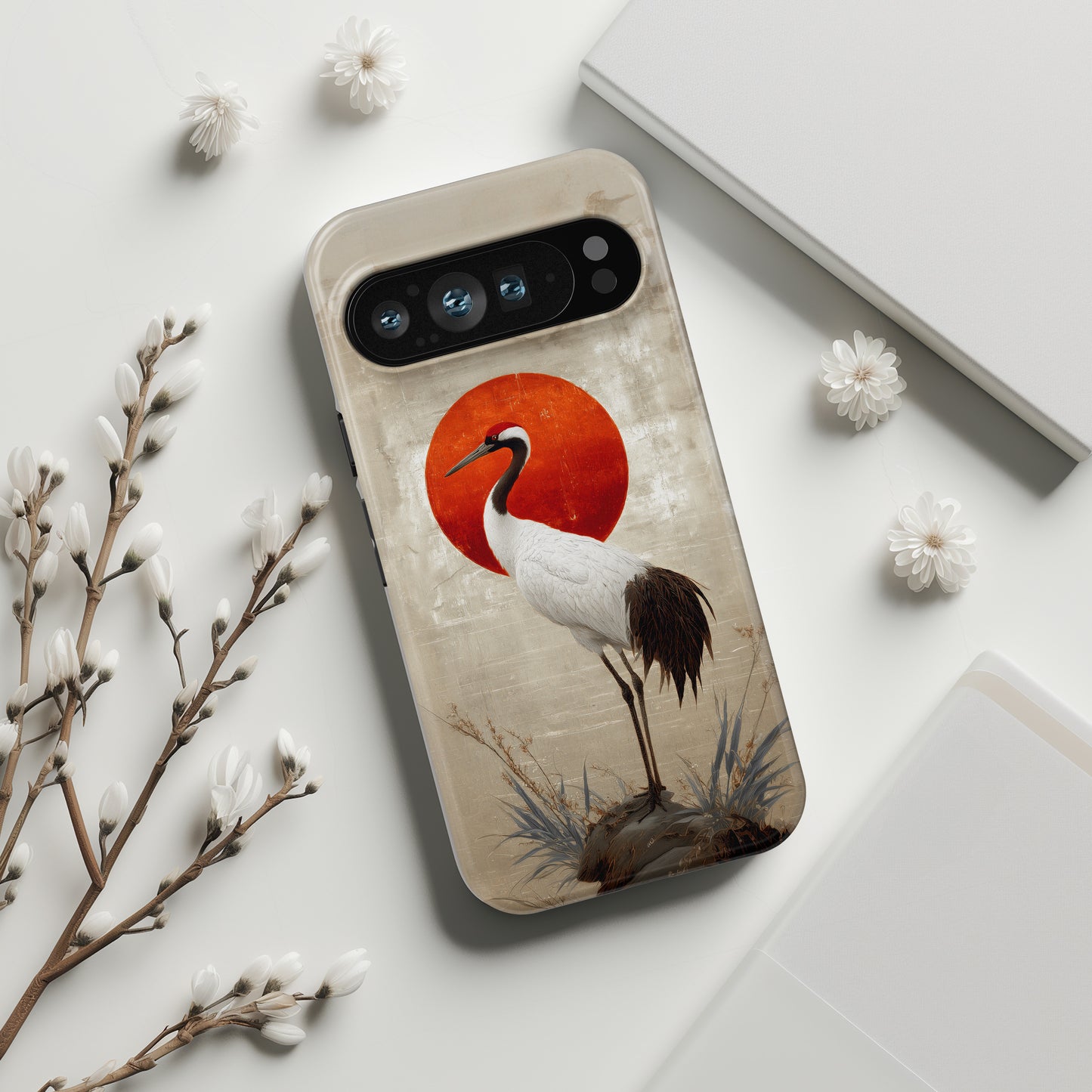 Crane Dawn Design Phone Case for Google Pixel