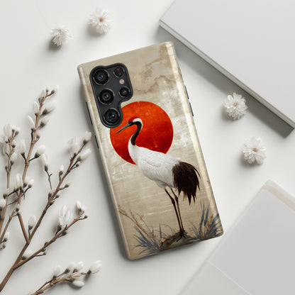 Crane Dawn Design Phone Case for Galaxy S series Phones