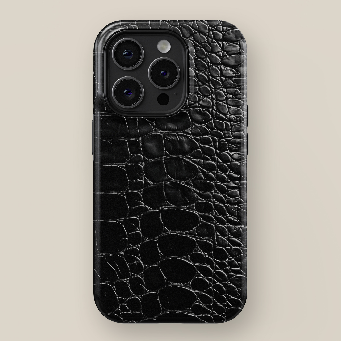 Crocodile Skin Texture Print iPhone Case