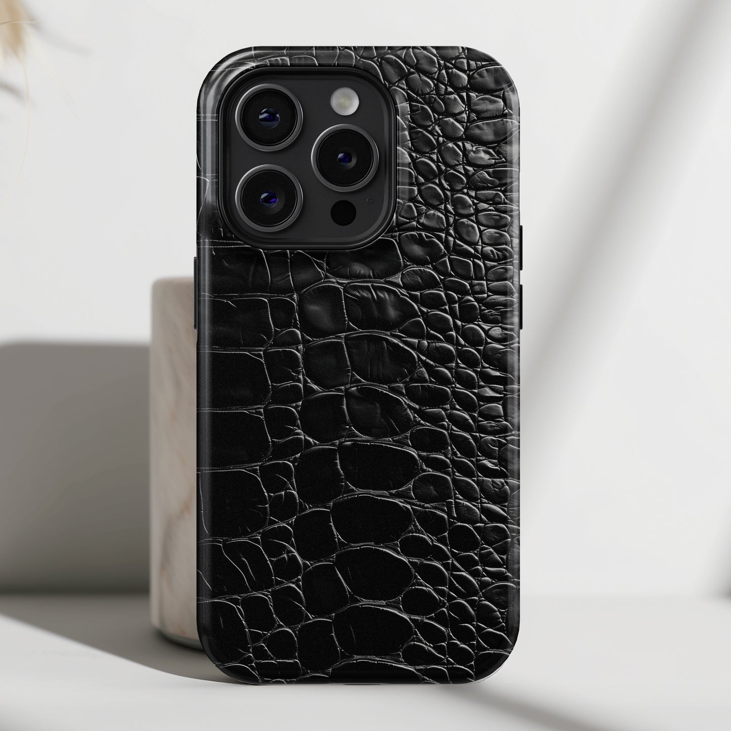 Crocodile Skin Texture Print iPhone Case