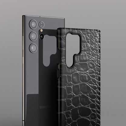 Crocodile Skin Texture Print Samsung Phone Case