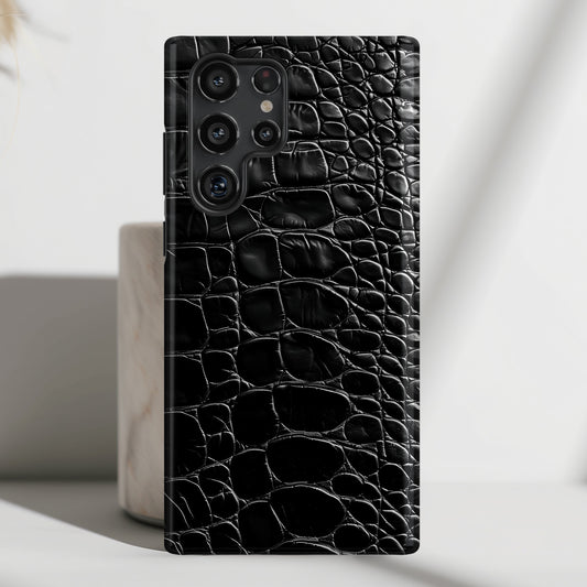 Crocodile Skin Texture Print Samsung Phone Case