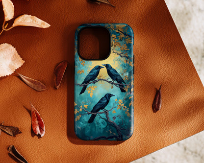 Crow Dark Fantasy Art Design iPhone Case