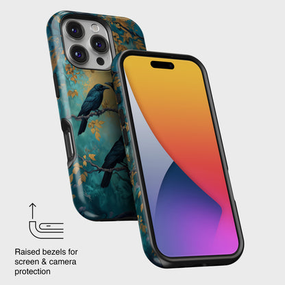 Crow Dark Fantasy Art Design iPhone Case