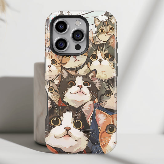 Cute Cat Selfie iPhone Case