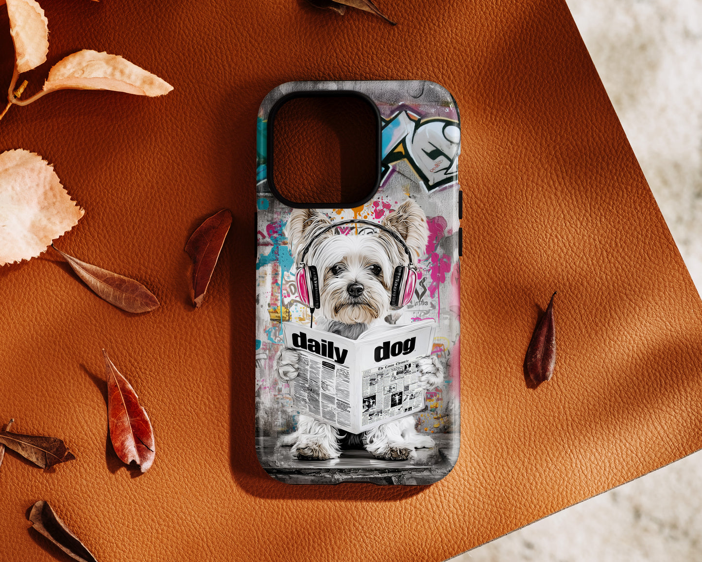 Daily Dog Beats (Yorkshire) Design iPhone Case
