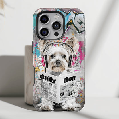 Daily Dog Beats (Yorkshire) Design iPhone Case