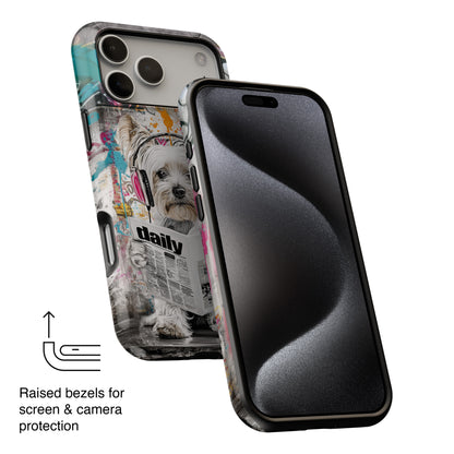 Daily Dog Beats (Yorkshire) Design iPhone Case