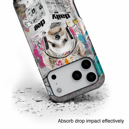 Daily Dog Beats (Yorkshire) Design iPhone Case