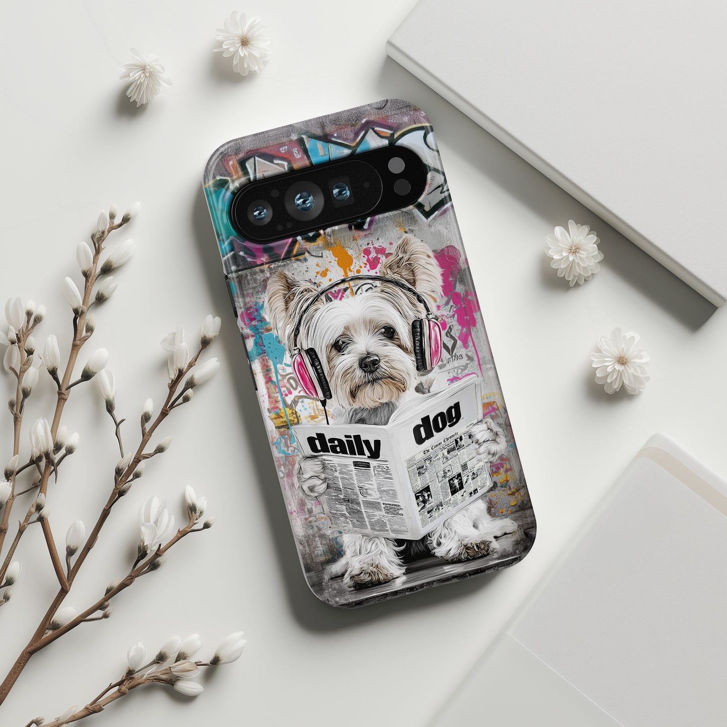 Daily Dog Beats (Yorkshire) Design Phone Case for Google Pixel