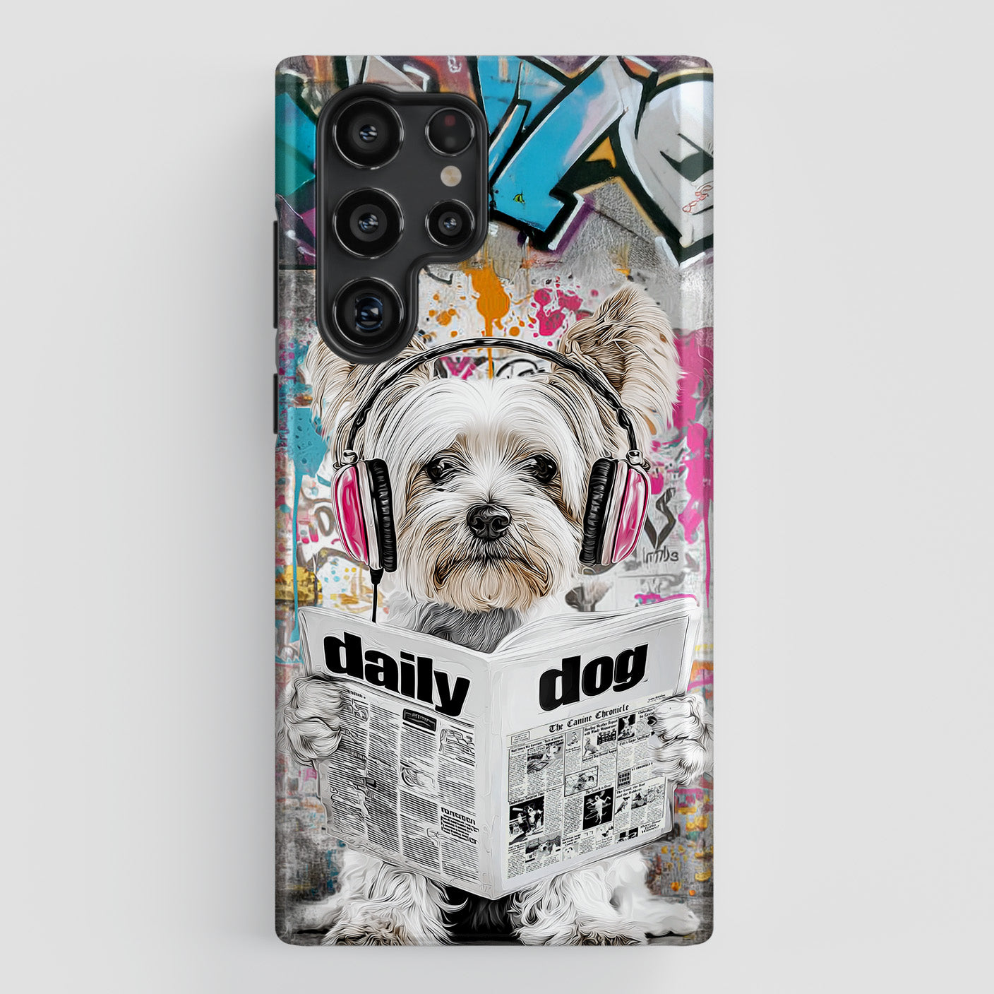 Daily Dog Beats (Yorkshire) Design Phone Case for Galaxy S series Phones