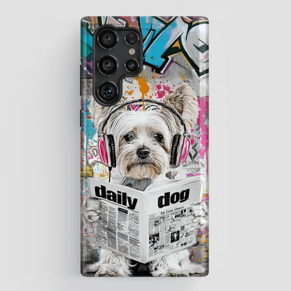 Daily Dog Beats (Yorkshire) Design Phone Case for Galaxy S series Phones