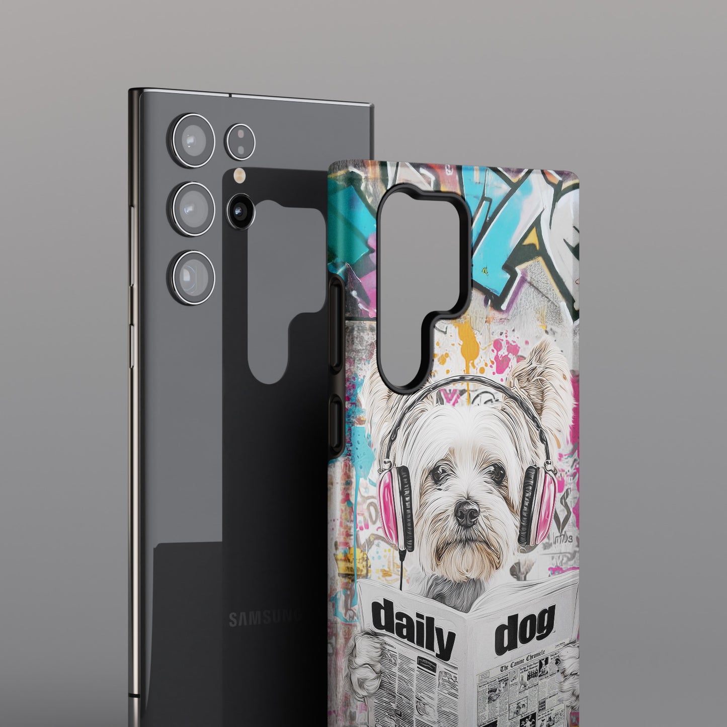 Daily Dog Beats (Yorkshire) Design Phone Case for Galaxy S series Phones