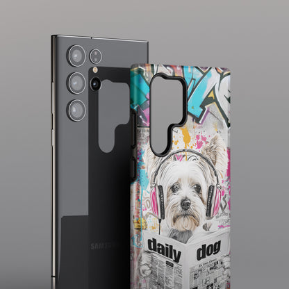 Daily Dog Beats (Yorkshire) Design Phone Case for Galaxy S series Phones