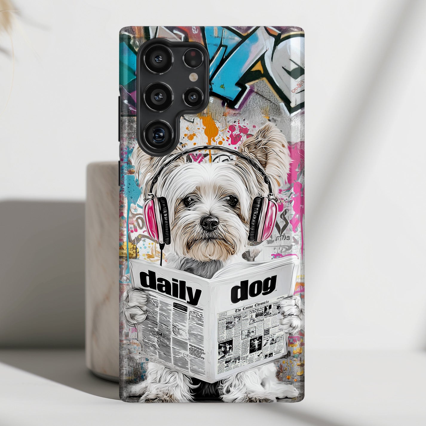 Daily Dog Beats (Yorkshire) Design Phone Case for Galaxy S series Phones