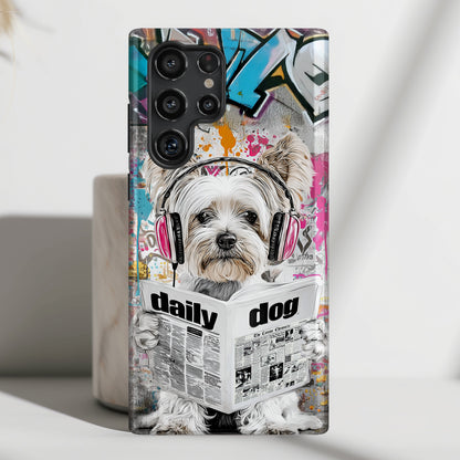 Daily Dog Beats (Yorkshire) Design Phone Case for Galaxy S series Phones