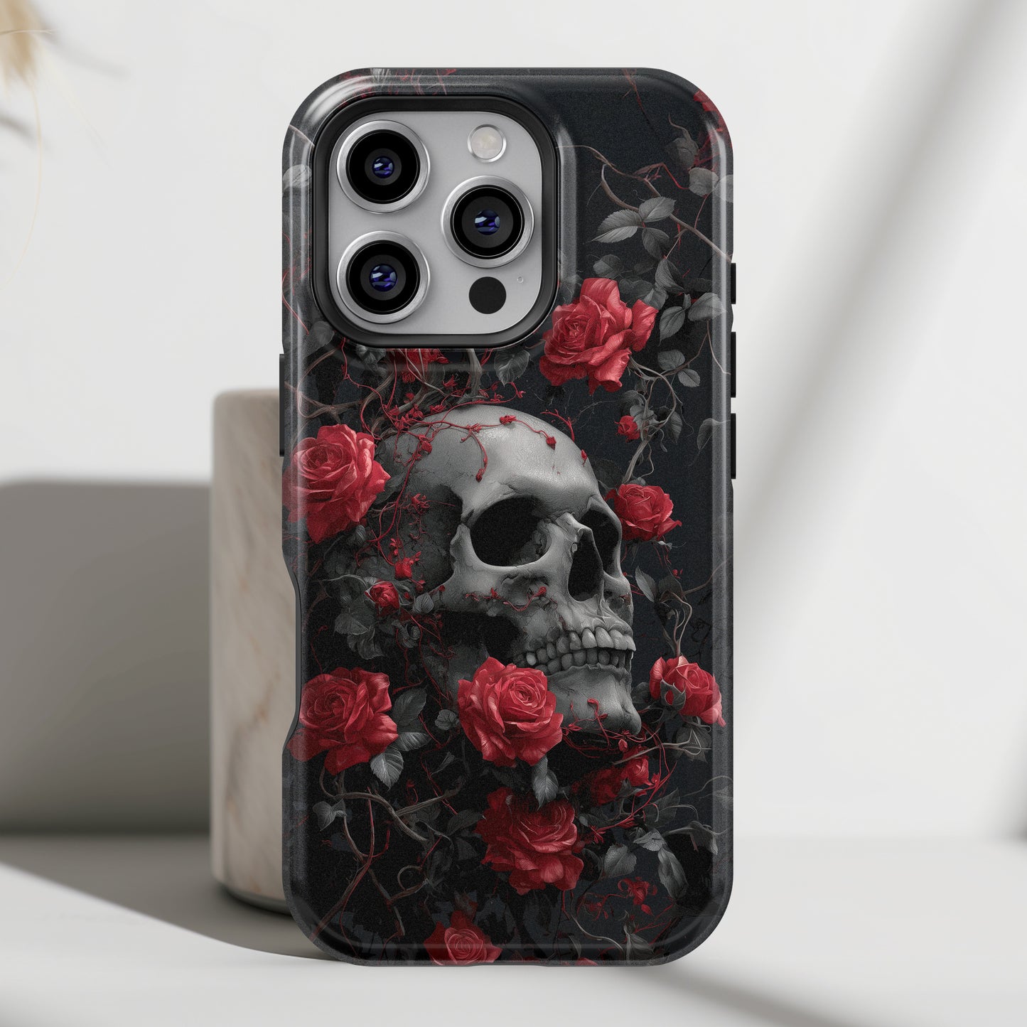 Dark Romance Design iPhone Case