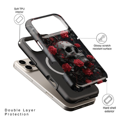 Dark Romance Design iPhone Case