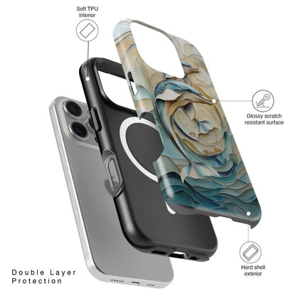 Dolphin Stained Glass Design iPhone Case