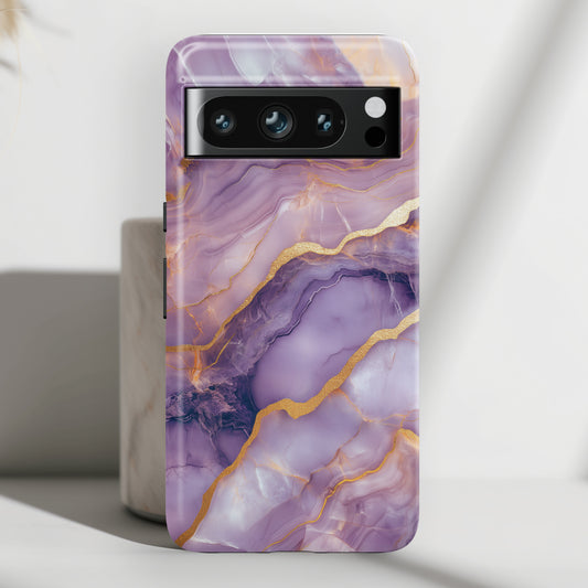 Dreamy Purple Marble Design Google Pixel Phone Case