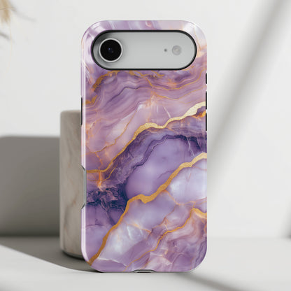 Dreamy Purple Marble Design iPhone Case