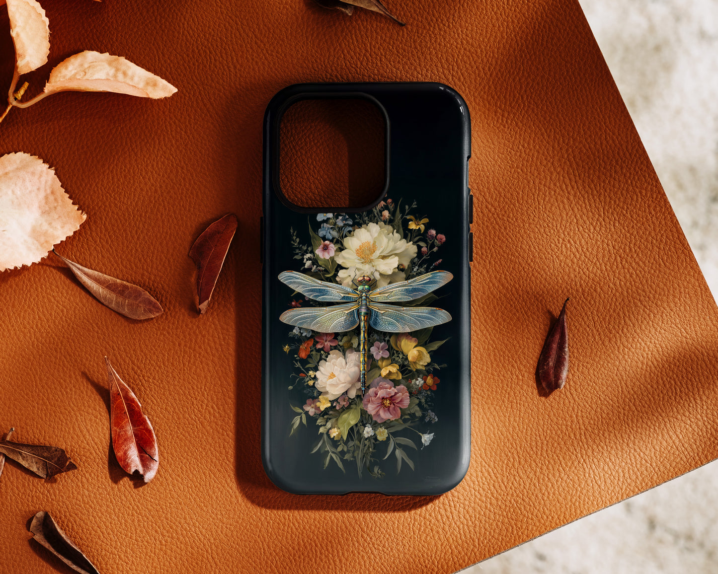 Dusk Dragonfly Design iPhone Case