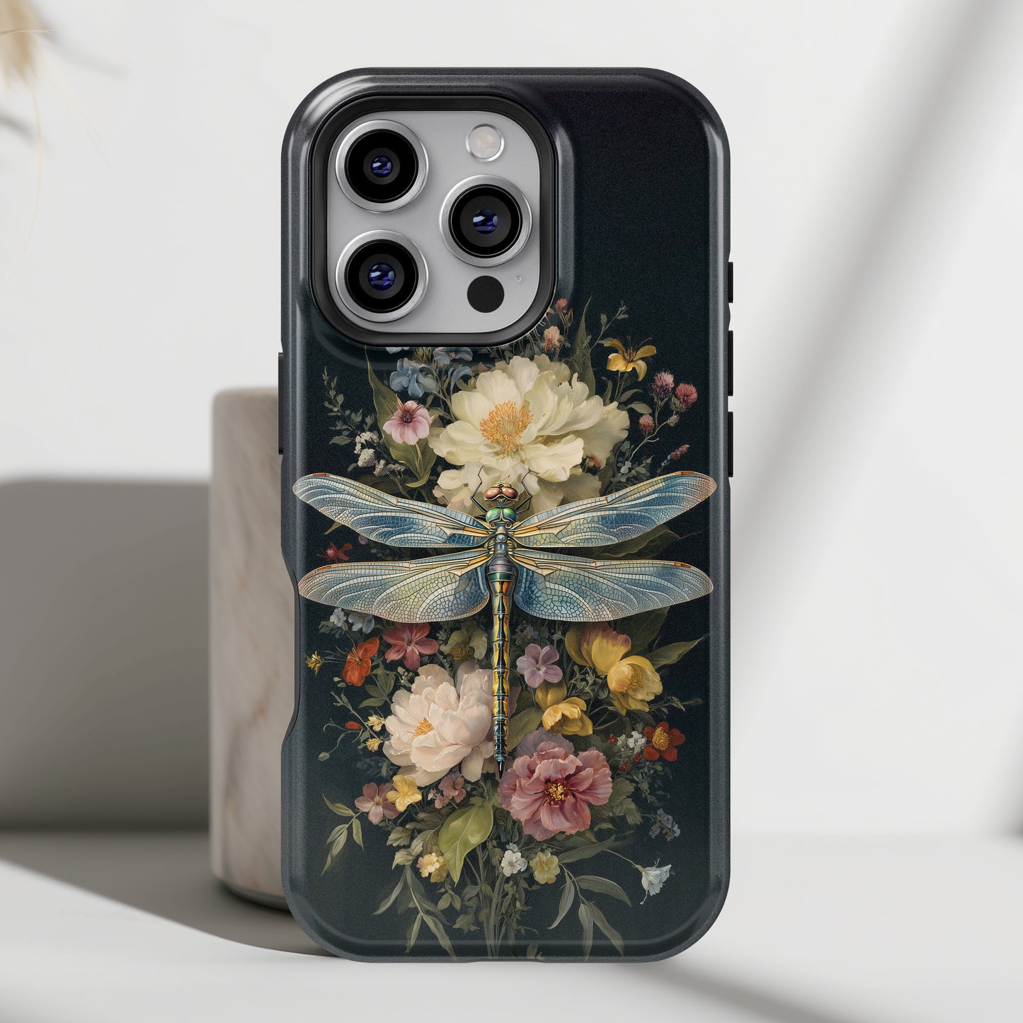 Dusk Dragonfly Design iPhone Case
