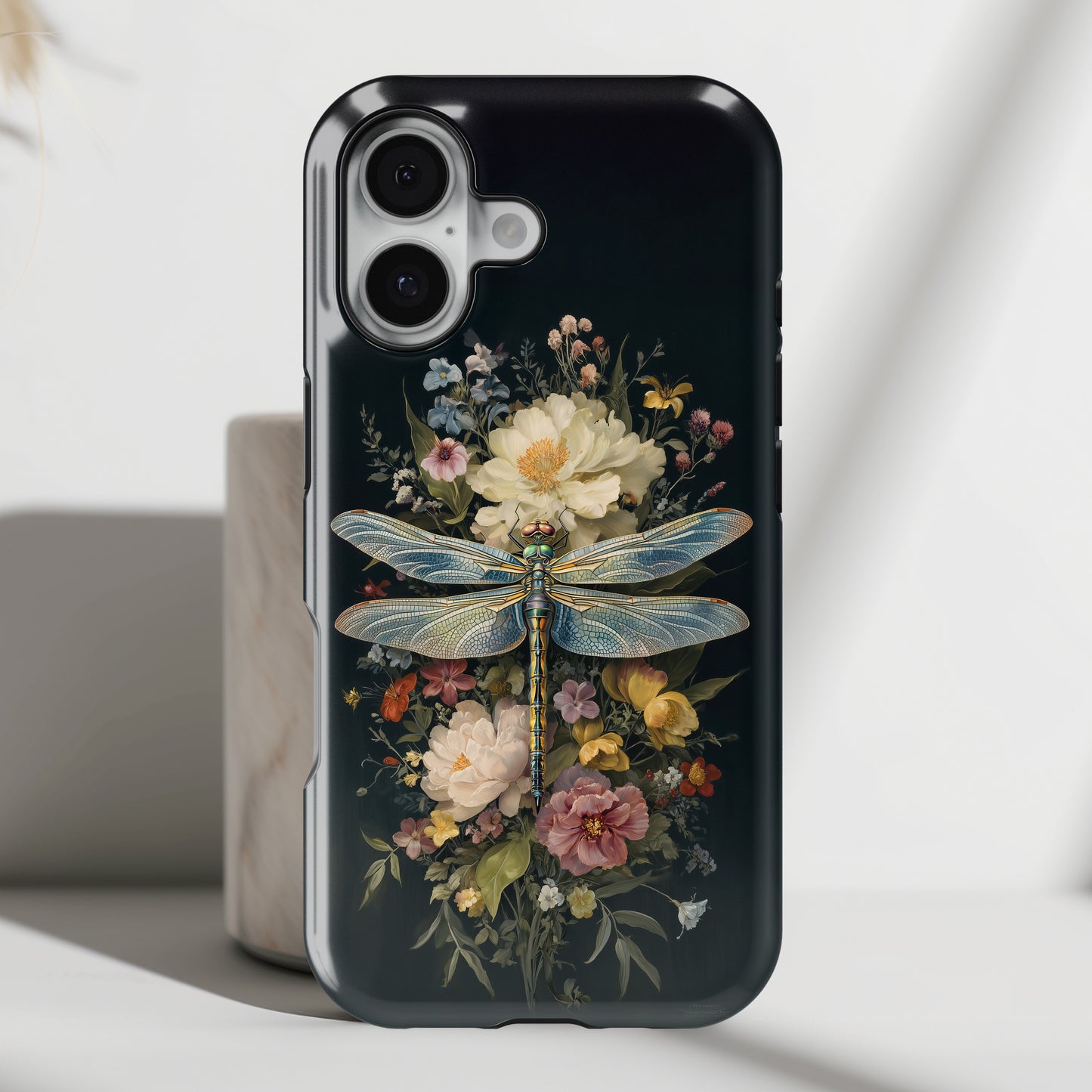 Dusk Dragonfly Design iPhone Case